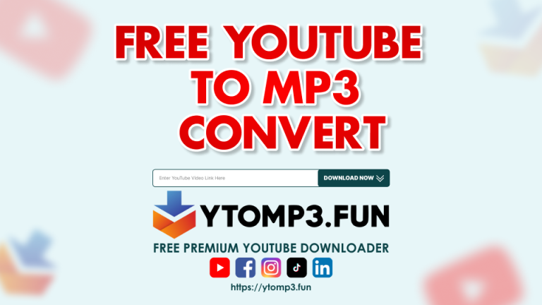 Free YouTube to MP3 – The Best Way to Convert Videos to Audio