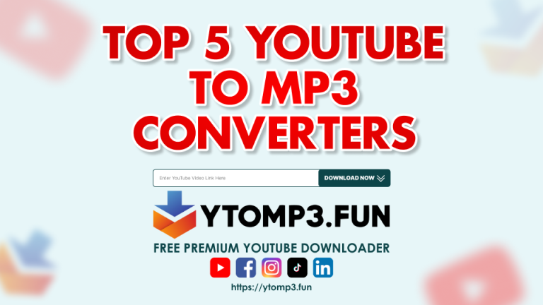 Top 5 YouTube to MP3 Converters for High-Quality 320kbps Audio