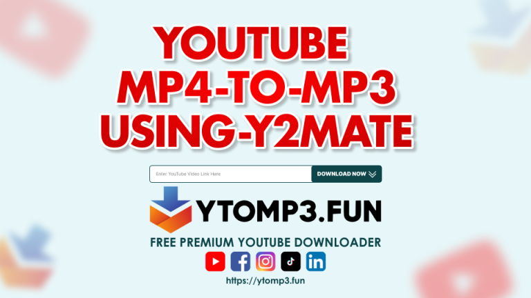 Convert YouTube MP4 to MP3 Using Y2Mate