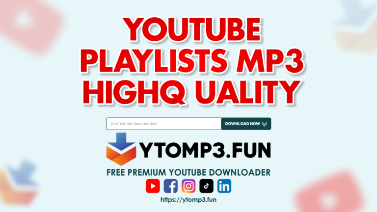 How to Convert YouTube Playlists to MP3 in High Quality for Offline Listening