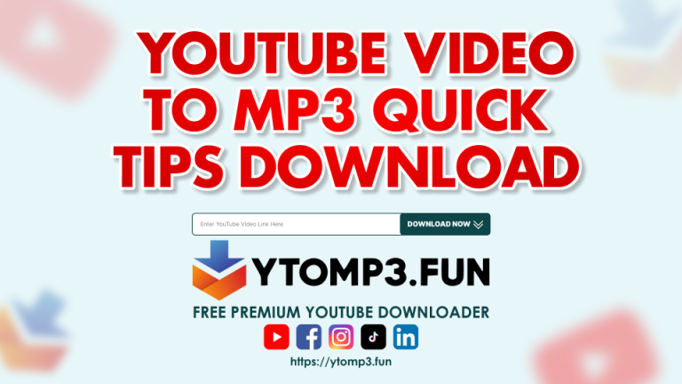 YouTube Video to MP3: Quick Tips for Downloading High-Quality Audio on Any Device