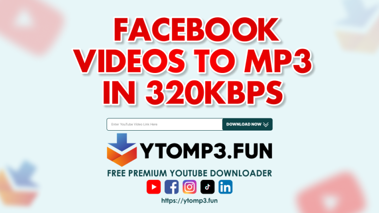 How to Convert Facebook Videos to MP3 in 320kbps with Y2Mate