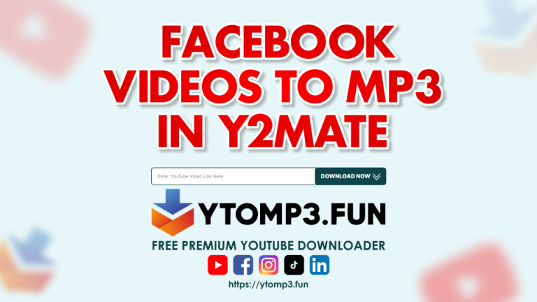 How to Convert Facebook Videos to MP3 in 320kbps with Y2Mate