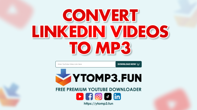 How to Convert LinkedIn Videos to MP3 in 320kbps with Y2Mate