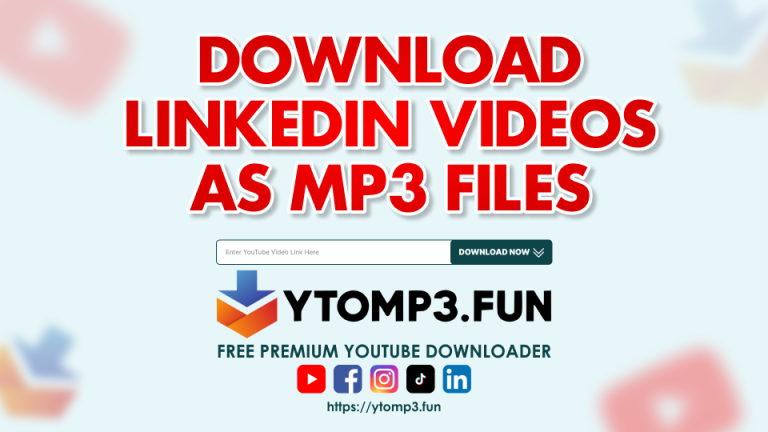 How to Download LinkedIn Videos as MP3 Files for Offline Listening