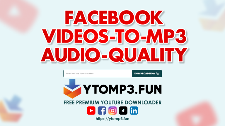 How to Convert Facebook Videos to MP3 Without Losing Audio Quality