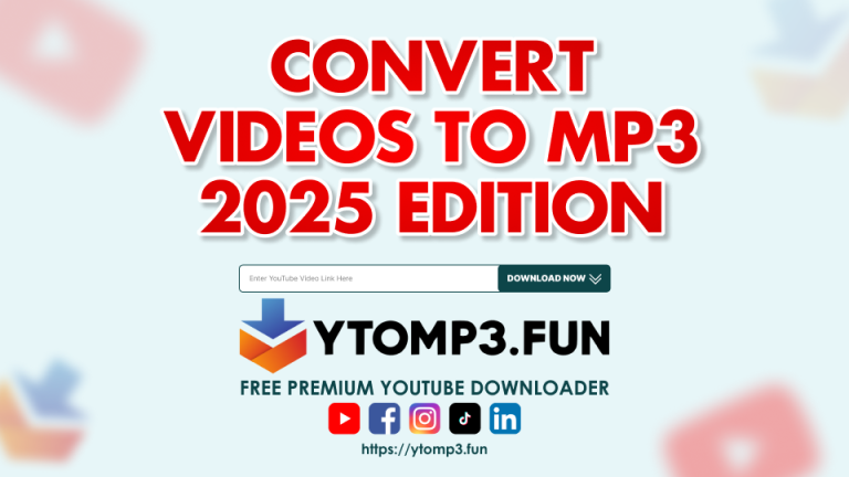 The Fastest Ways to Convert YouTube Videos to MP3 2025 Edition