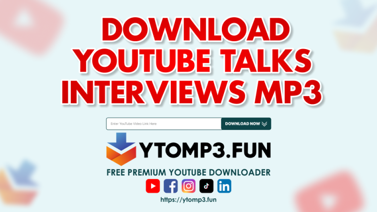 Offline Podcasting: How to Download YouTube Talks and Interviews as MP3s