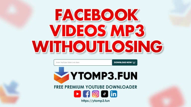 How to Convert Facebook Videos to MP3 Without Losing Audio Quality