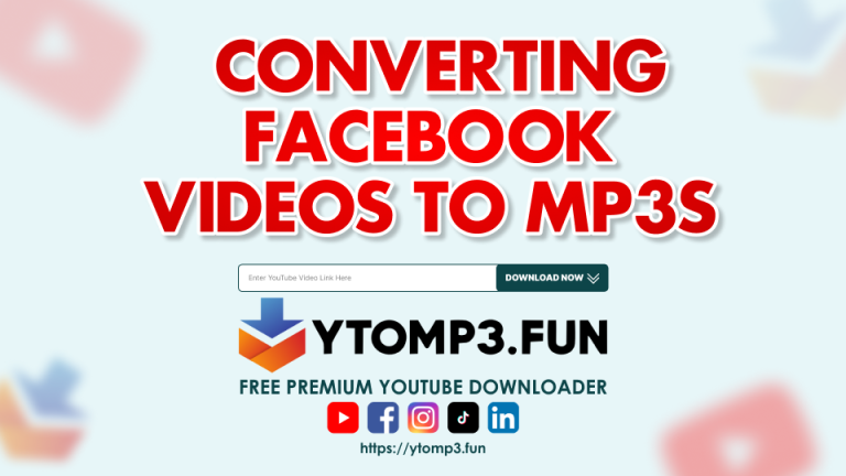 Y2Mate is the best free tool for converting Facebook videos to MP3s.