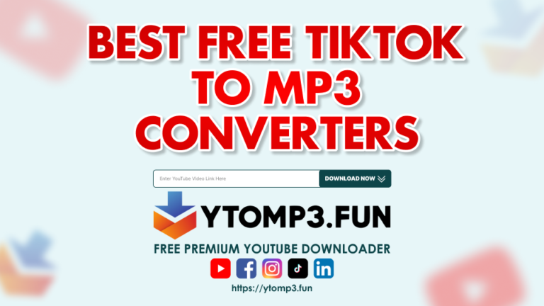 Best Free TikTok to MP3 Converters to Try in