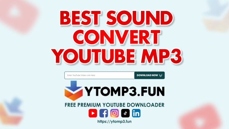 Best Sound Quality Convert YouTube to MP3