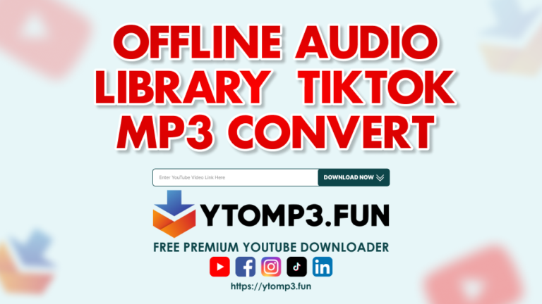 Offline Audio Library  Tik Tok to MP3 Converters