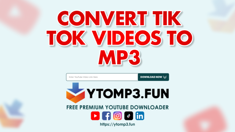 Convert Tik Tok Videos to MP3 enjoy offline