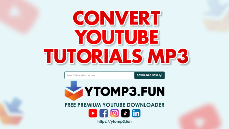 Best Tools to Convert YouTube Tutorials to MP3