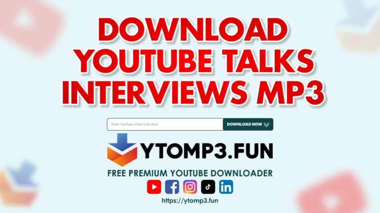 “Offline Podcasts: How to Download YouTube Talks and Interviews in MP3”