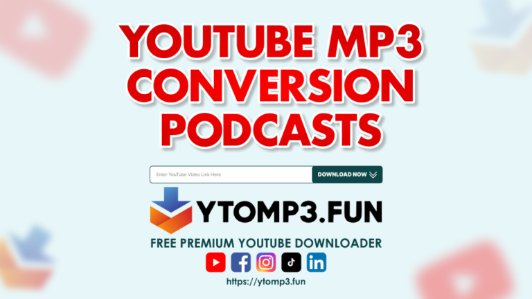 Ways YouTube to MP3 Conversion for Podcasts