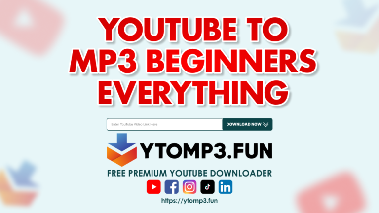 YouTube to MP3 for Beginners Everything